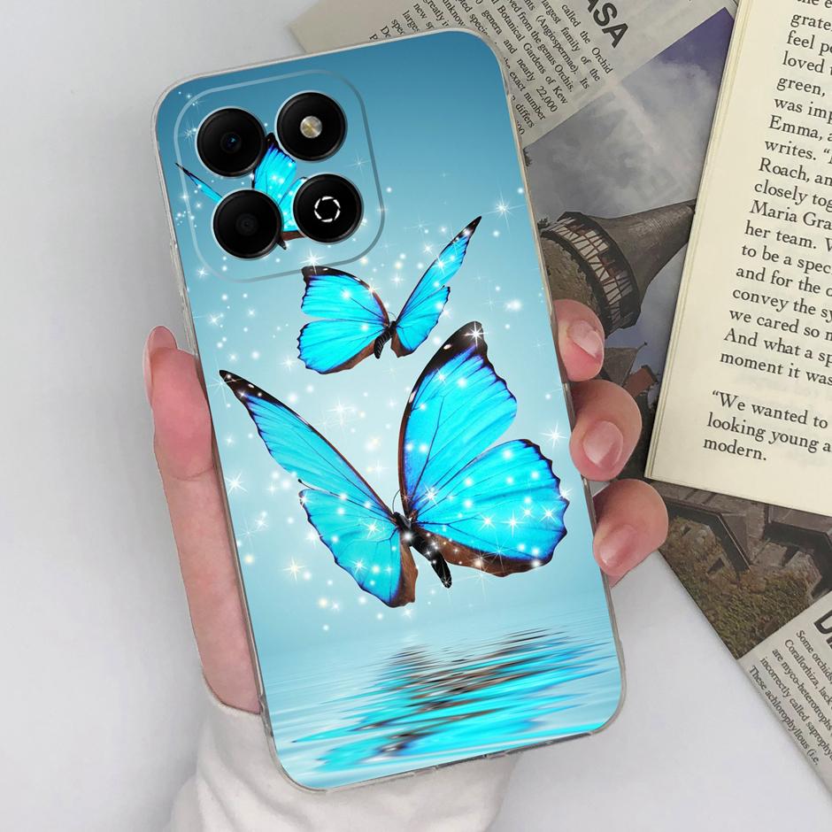 

Case For Honor X6 X6a X6b X6c 4G Cute Sweet Girl Transparent Silicone Protective Bumper Back Cover For HonorX6 X6a X6b X6c Funda Honor X6c