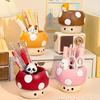 Fun Mushroom Pencil Holder for Desk Lightweight Multipurpose Storage Box for Home Office & Art Supplies Stationery Collectors