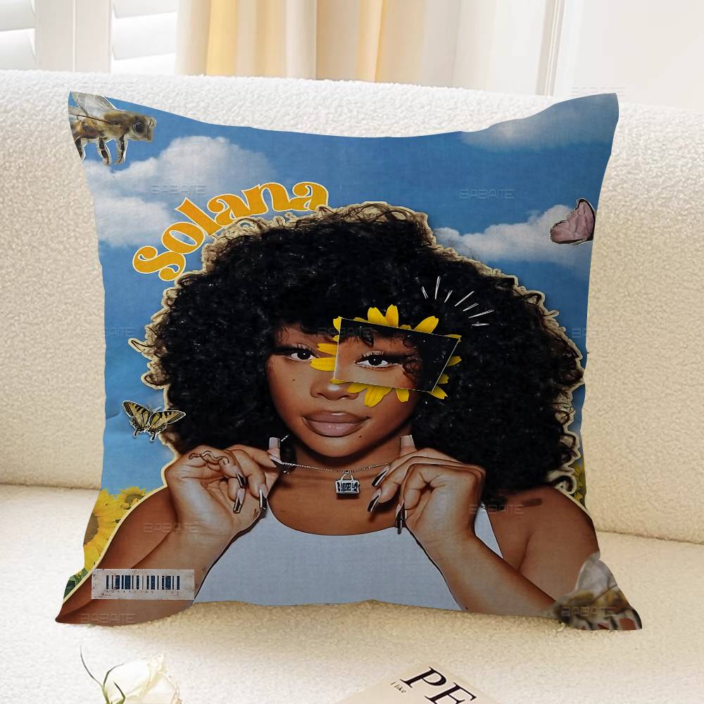 Pop Singer SSZA pillow cover sofa cushion cover home room decoration children gift
