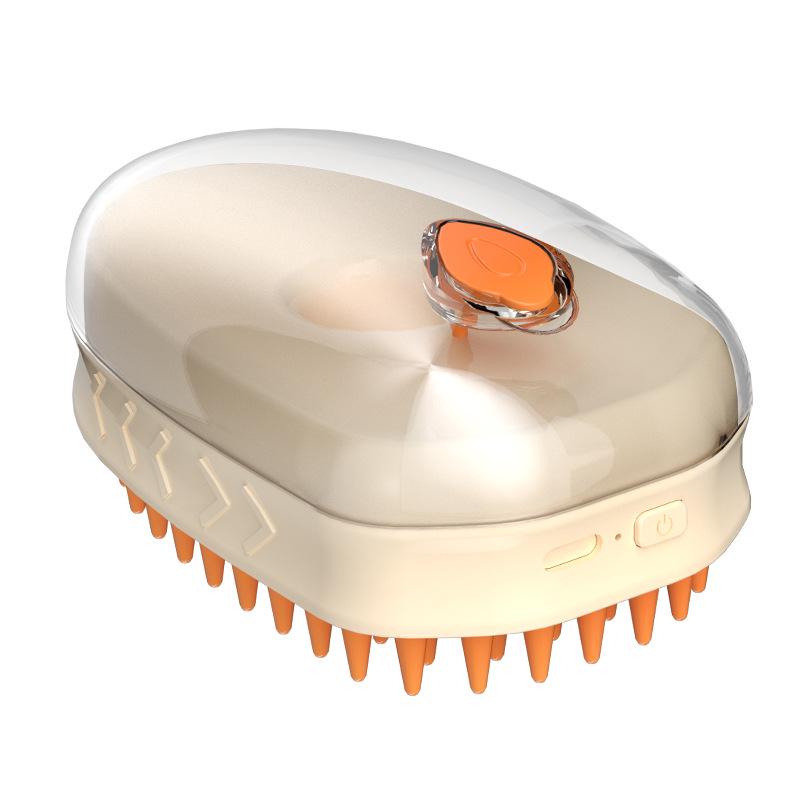 Electric Pet Massage Comb: Anti-Flyaway, Detangling Bath Brush for Cats
