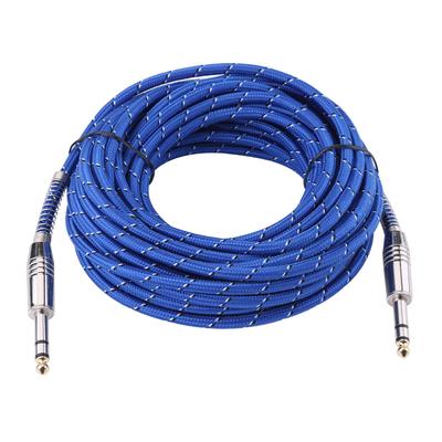 6,35mm Stereo Stecker auf Stecker o Kabel für E-Gitarre Mixer Stereo 10 Meter