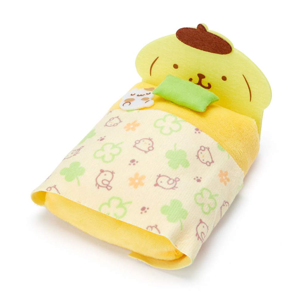 

Sanrio Pompompurin Miniature Bed Plush (Collectible Toy)