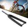 Cycling Front Fork 3K T800 Carbon   100x12mm Thru Axle 1-1/8 Inch Diameter 45mm Offset Flat Disc Brake Front Fork