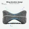 Leg Knee Pillow Memory Foam Leg Pillow with Elastic Strap Ergonomic Knee Cushion with Washable Cover for Side Sleepers Soothing Pain Relief