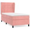 3129182 vidaXL Lit à sommier tapissier et matelas Rose 80x200 cm Velours