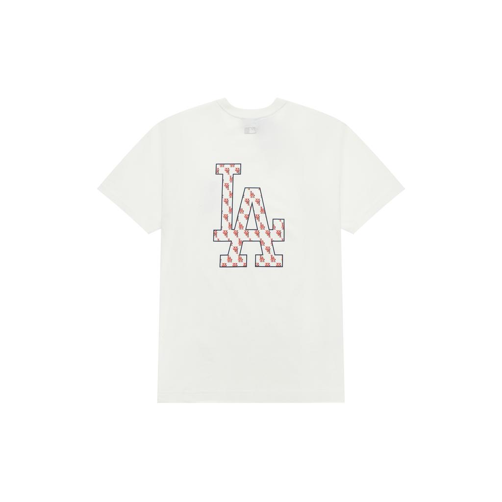 New MLB Los Angeles Dodgers T Shirt Unisex Ivory 3ATSM0233-07IVS