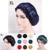 Luxurious Satin Sleep Night Cap For Curly Hair Beauty Salon Head Cover Bonnet Hat