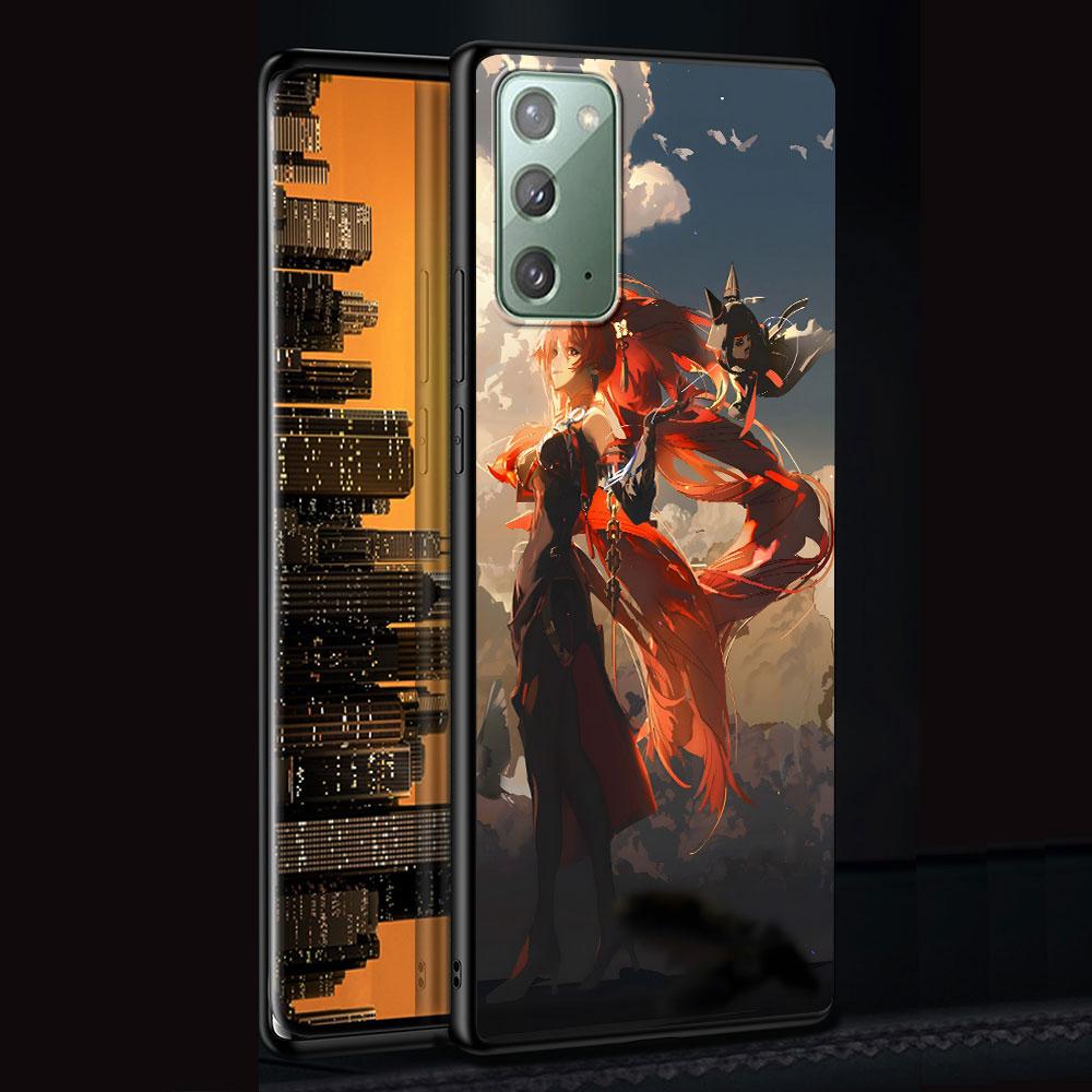 

Wuthering Waves Game Case for Samsung Galaxy Note 20 Ultra 10 Plus 9 8 TPU Phone Cover Note 10 Lite Black Soft Shell Funda Capa Samsung Note 8