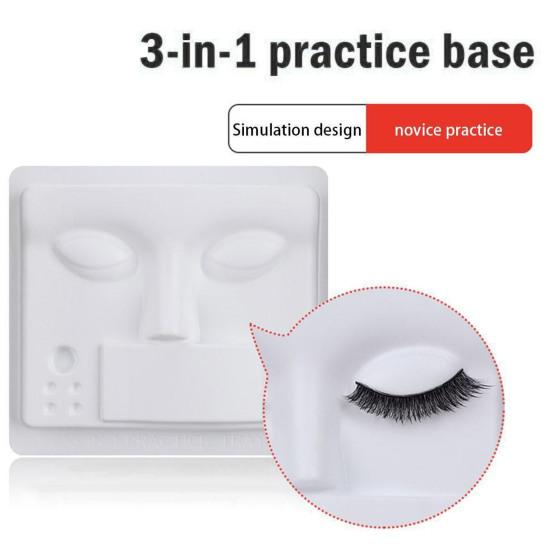 Grafting Eyelash Head Model Simulated Glue Tank Design Three-dimensional Practice Eyelash Extension Mannequin Head Beginner Supply