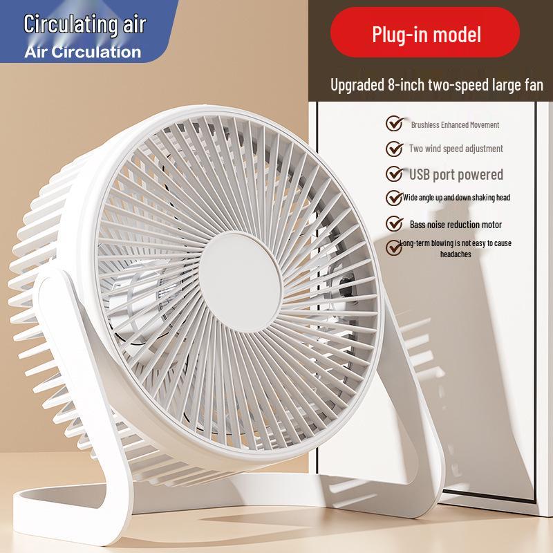 5-inch USB Mini Desktop Silent Fan for Office