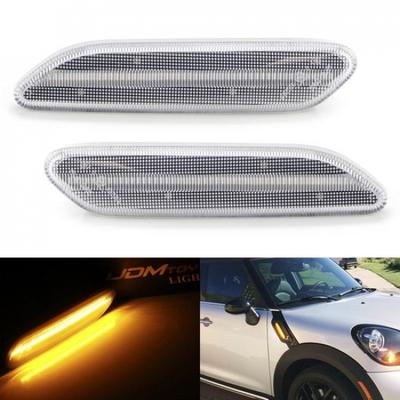 Clear Lens Full LED Fender Side Marker Blinker Lights For MINI Cooper R60 R61