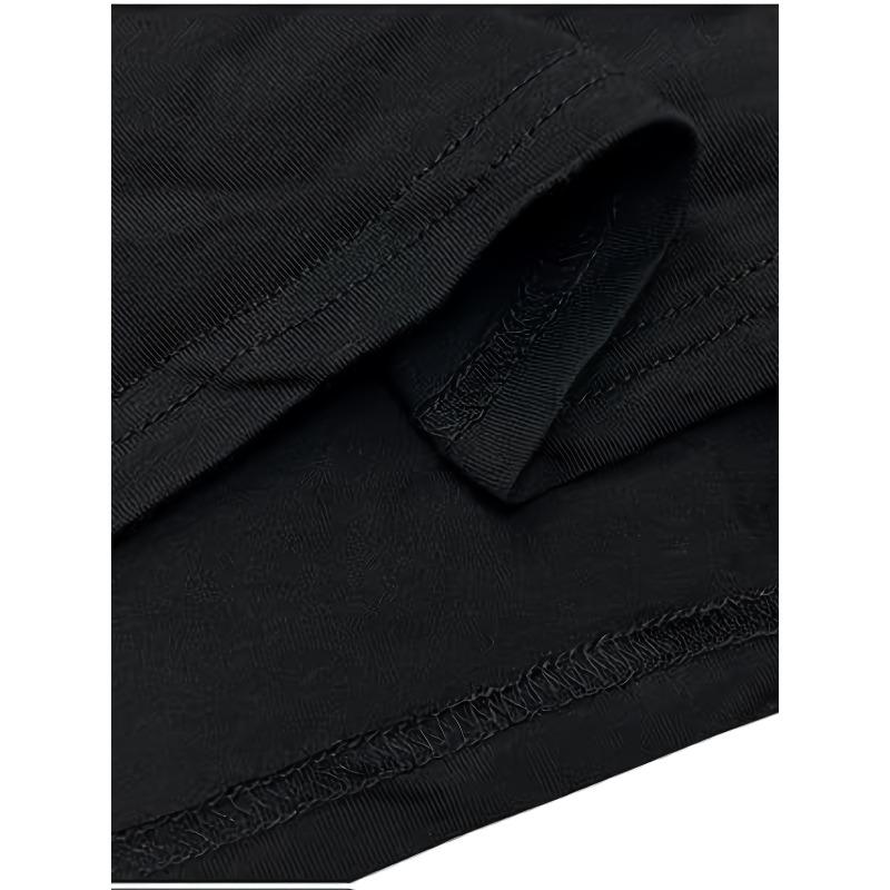 Europäische Größe Damen Freizeit-T-Shirt Schwarz mit buntem Katzenpfoten- & Herz-Print, Kurzarm Rundhals Oberteil, Leicht für Frühling & Sommer