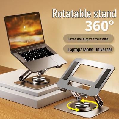 Foldable 360° Rotating Adjustable Laptop Stand for Under 14-Inch Devices