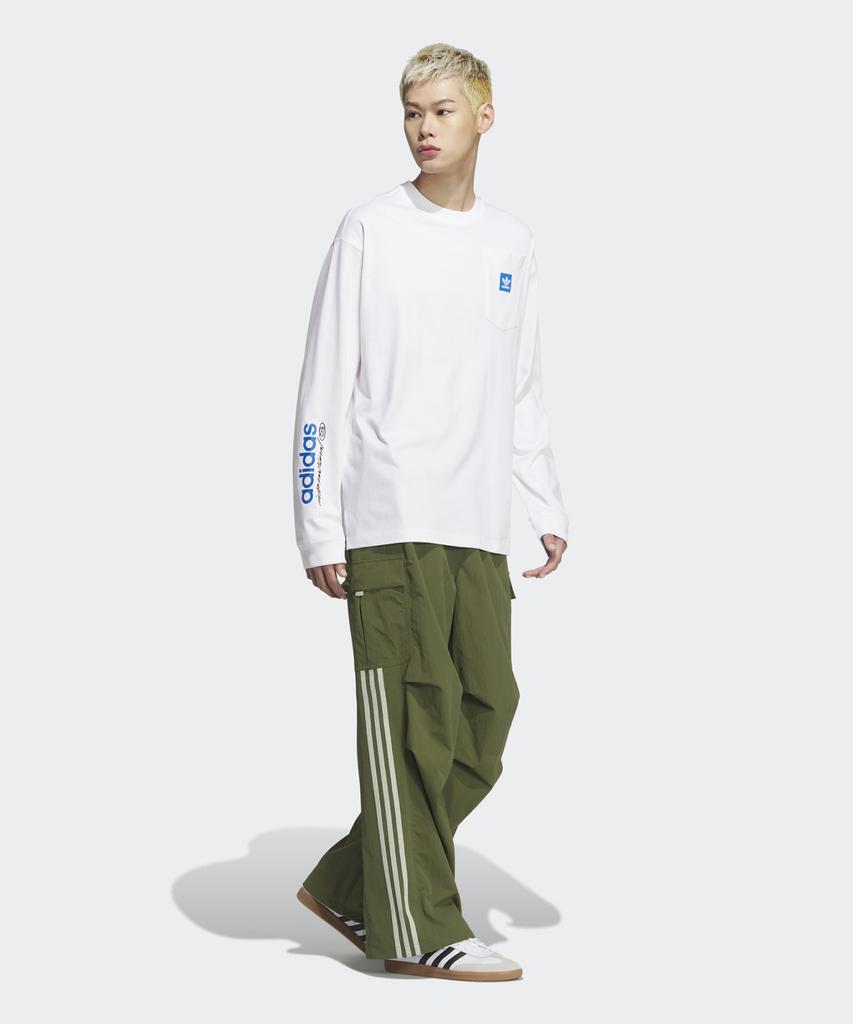 adidas City Skate Long Sleeve Tee - White / Jc6833