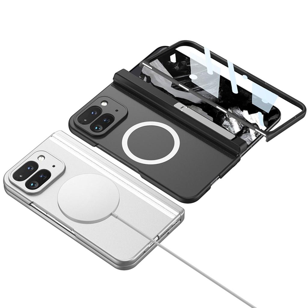 Magnetic Frosted Hard Case for Google Fold2 with Wireless Charging & Anti-Fall Protection