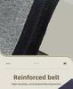 Herren Baumwolle Wolle Hose mit hohem Bund: Warm, Dünn, Lockerer Gerader Schnitt für Herbst/Winter - Ideal für Mittelalte & Ältere.