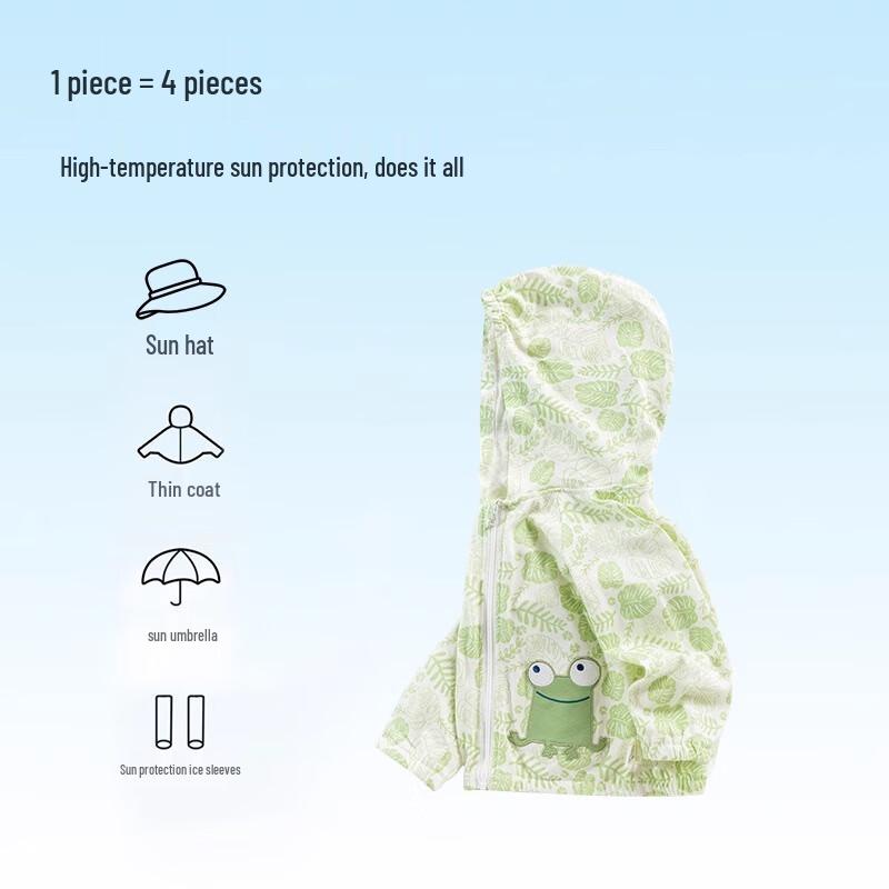 Happy Bear Infant/Toddler Summer Thin Breathable Hooded Jacket