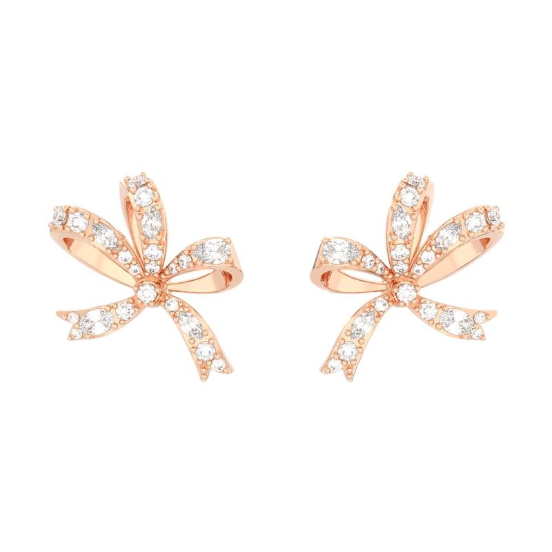 Swarovski Volta bow cubic zirconia earrings for women 5647572