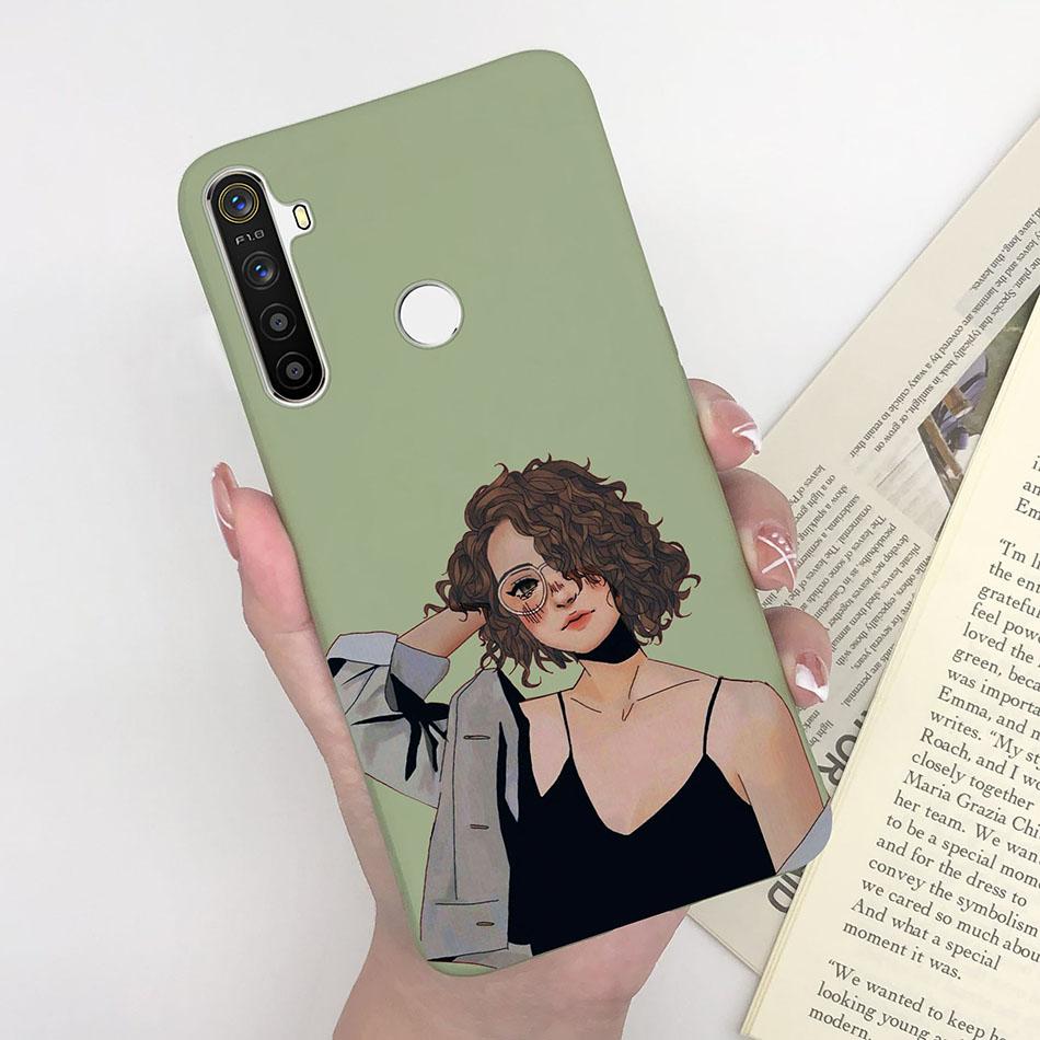 For Oppo Realme 5 Pro Oppo Realme 5 5i 5s C3 6i Realme5 5 Pro Realme6i Phone Cases Cute Soft Matte Bumper Back Cover Funda Coque
