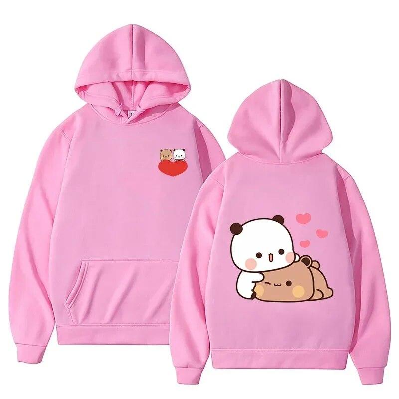 

Женская толстовка Bubu And Dudu с эстетической графикой, забавные толстовки Kawaii Bubble Tea, унисекс, аниме, винтажные пуловеры в стиле Харадзюку, поты 3XL