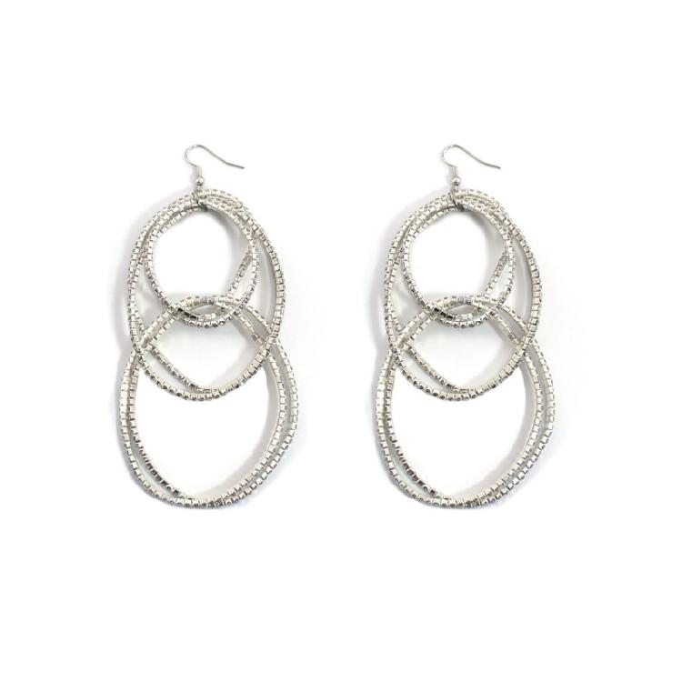 

Fashion Forward Multi Layer Hoop Earrings Geometric Jewelry With Easy Snap Closure Lightweight All Day Comfort 1