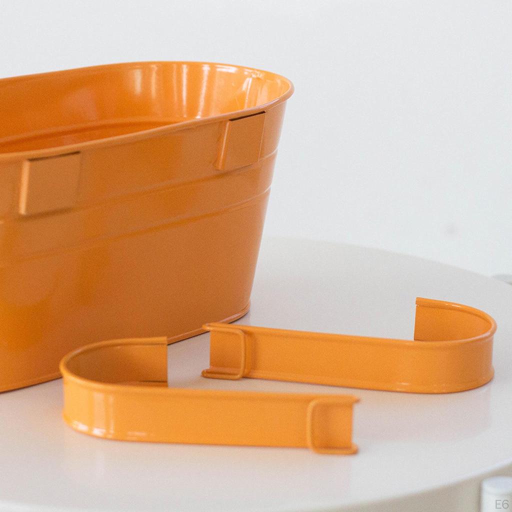 Çift Kancalı Saksı Askıları Balkon Saksıları İçin Geniş Kapasiteli Ev Dekorasyonu Veranda Korkulukları