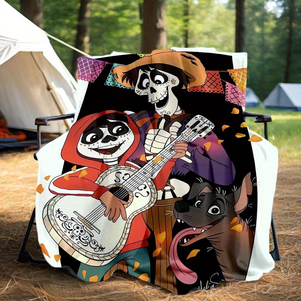 1 Stück, Coco Decke Cartoon Überwurfdecke, Weiche Bettwäscheabdeckung, Geschenk für Freund, Outdoor-Decken, Wohnzimmer