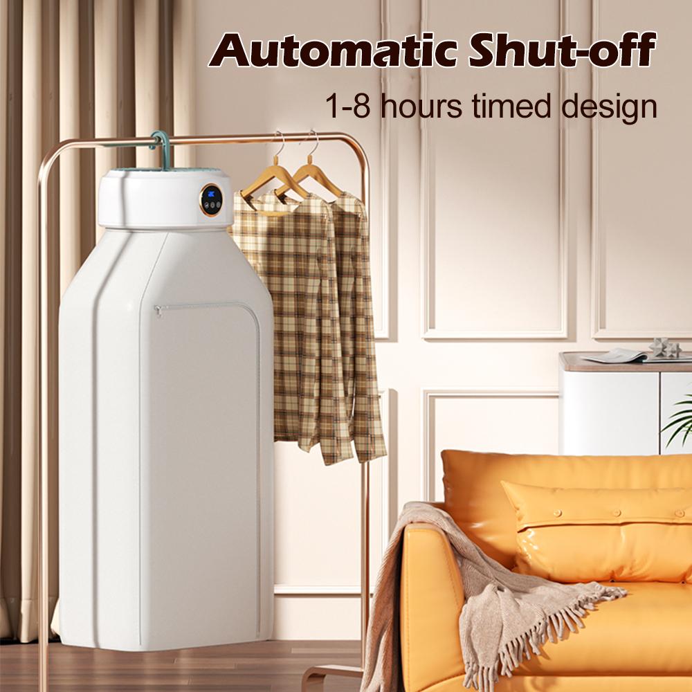 Portable Clothes Dryer Folded Drying Machine Electric Small Mini Dryer for Apartment Dorm RV Travel Timed Fast Drying