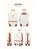 20-Inch Unisex Carry-On Suitcase with Combination Lock and Large Capacity