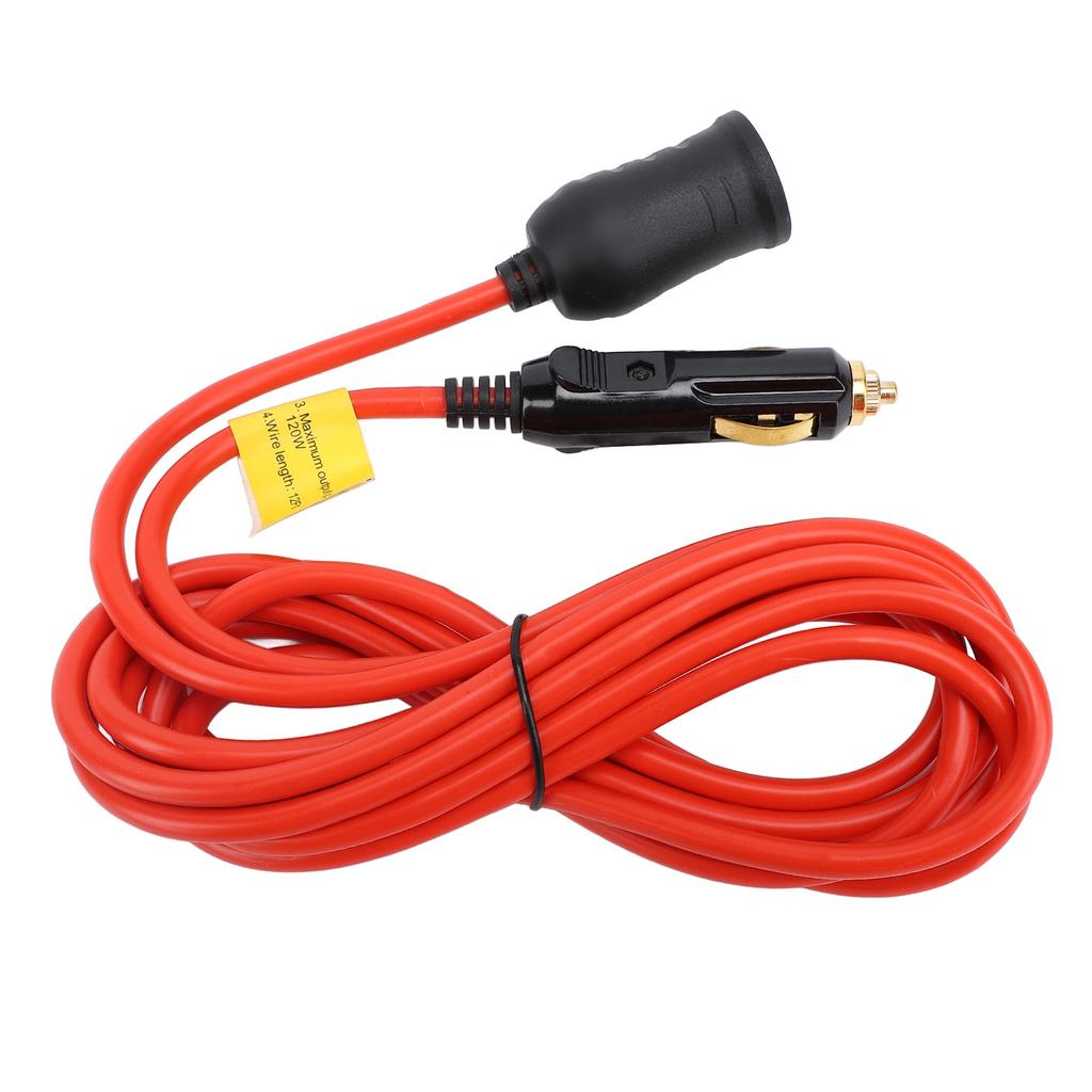 12V 24V prodlužovací kabel do zapalovače 3,6 m 18AWG 120 W 15 A Heavy Duty zástrčka samec do zásuvky samec napájecí zástrčka do auta DC