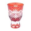 [Authentic] Tajima Glass "Edo Kiriko" Sake Cup, Ochoko, Guinomi, Diameter approx. 6 x Height 8.5cm, 
