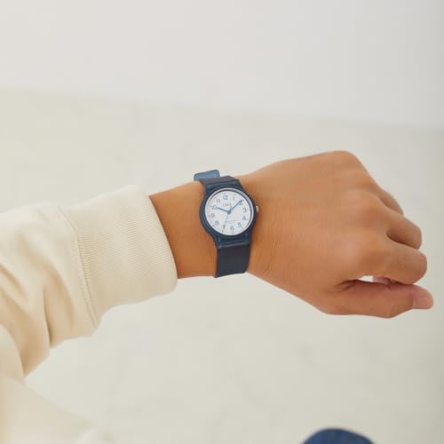 Citizen Q&Q Watch (Q&Q.co.jp Exclusive) Analog, 10 ATM Water Resistance, Urethane Strap, V06A-519VK, Blue