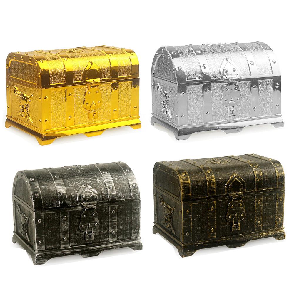Pirate Treasure Chest Toy: Kids' Plastic Playhouse & Halloween Decor
