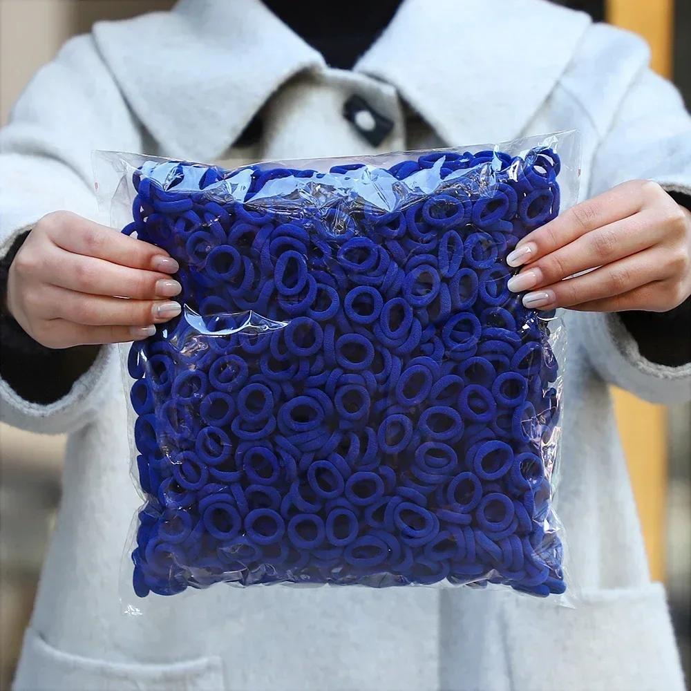 

100/200 шт. Женские Девушки Разноцветные Нейлоновые Эластичные Резинки для Волос Хвост Держатель Маленькие Резинки Резинки Скранчи Аксессуары для Волос 100pcs