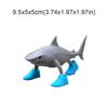 Desk Decor Shark Figurine Toy 3D Printed Shark Meme Figurines  for Colleagues and Friends