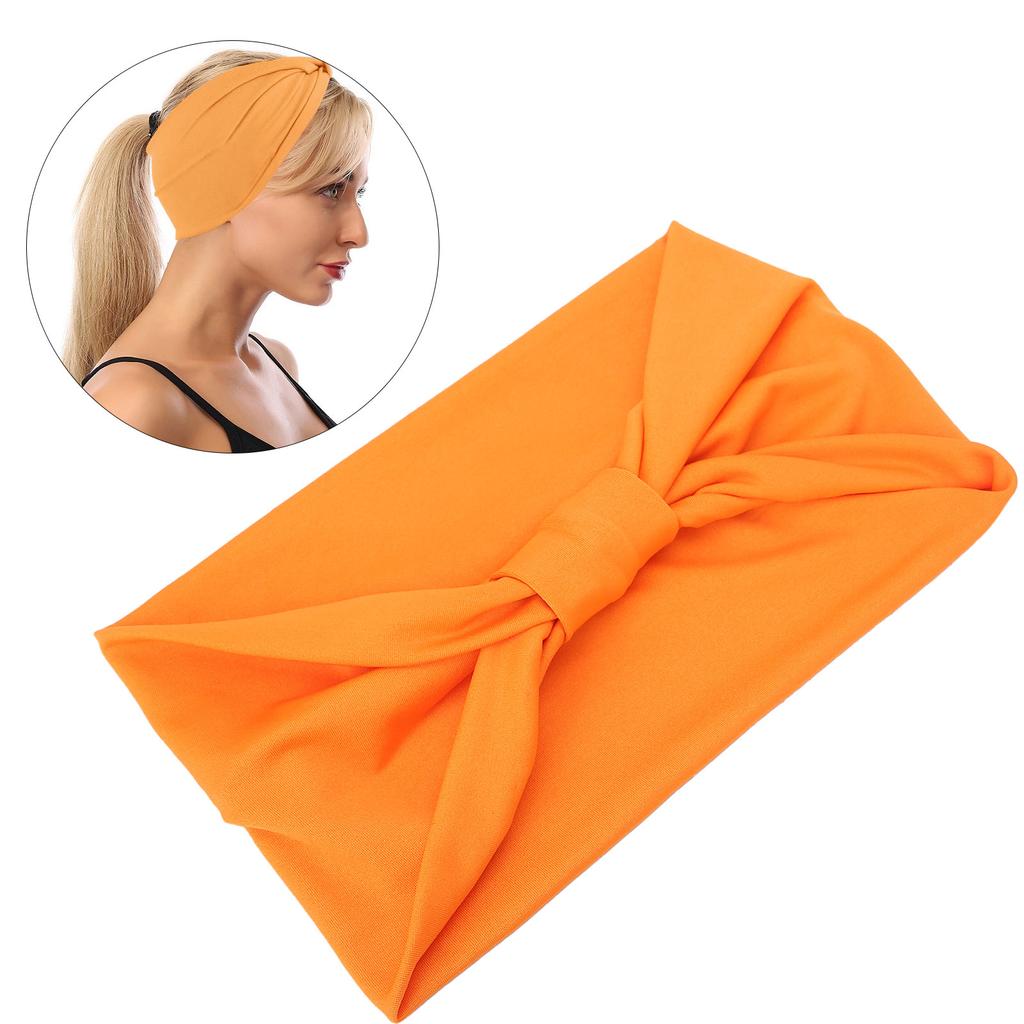 Cloth     Hairband Knot NonSlip Stretchy Hdband Women's Hair Band Accessories(Purple )