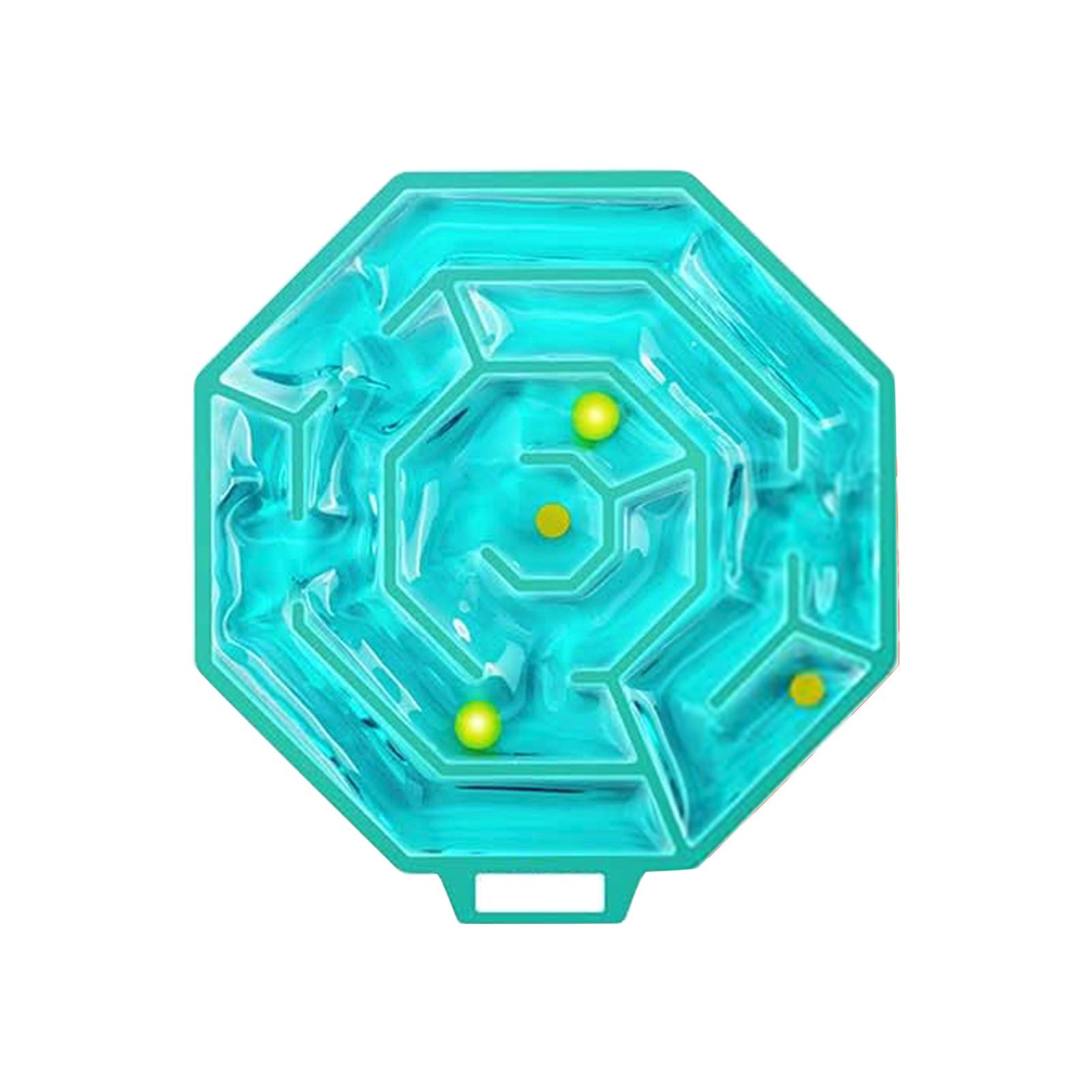 

Plastic Handheld Maze Puzzle Game Semicircle Shape Compact Design for Cognitive Skill Development and Focus Training one size ціан