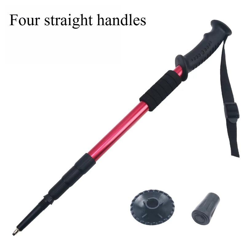 Outdoor Aluminum Alloy Telescopic Hiking Stick Professional Hiking and Walking Stick Travel Cane Equipment