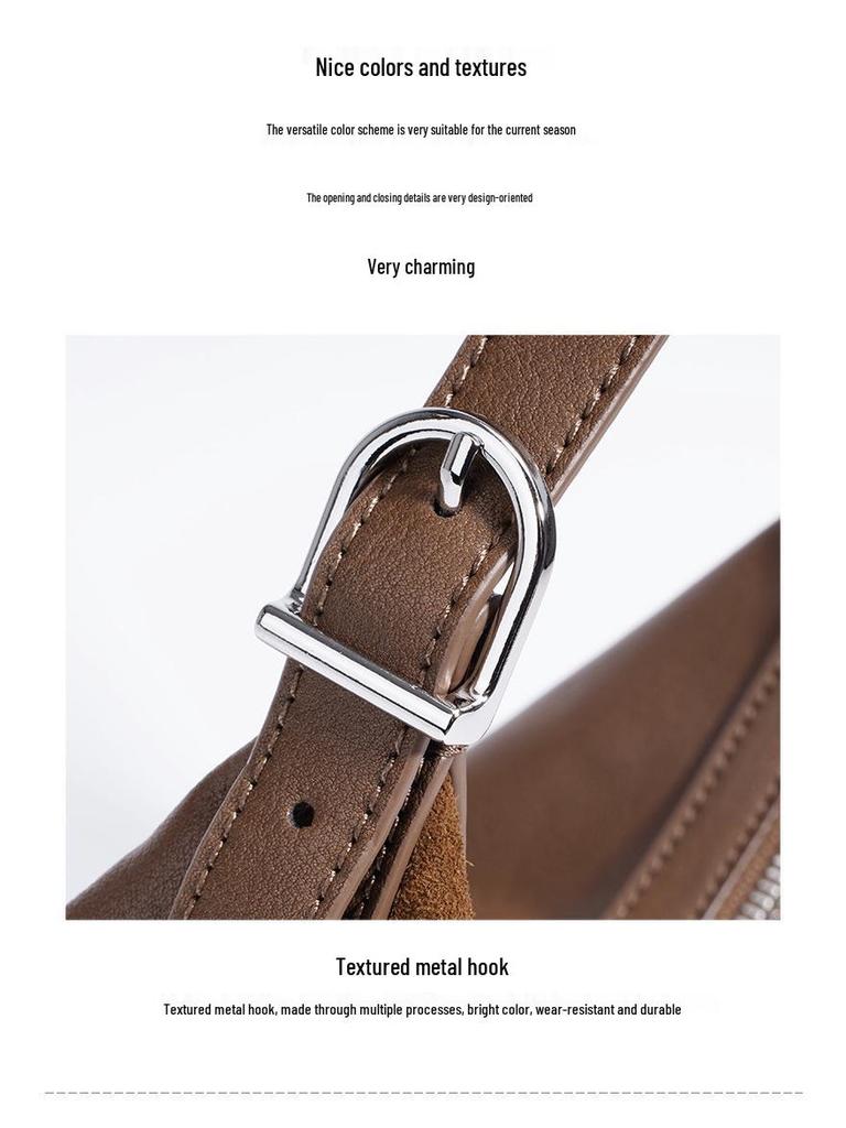 2025 Versatile Retro Crossbody Dumpling Bag - High-End Early Autumn Commuter
