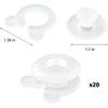 20 Sets Duvet Clips Fasteners Corner Holders for Comforter Covers Secure erts and Blanket with ide Holder P Plastic Snaps to Hold Corners in Place