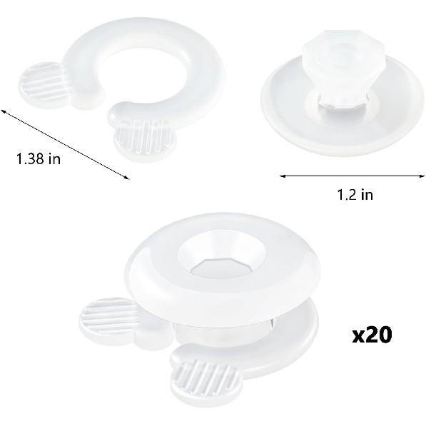20 Sets Duvet Clips Fasteners Corner Holders for Comforter Covers Secure erts and Blanket with ide Holder P Plastic Snaps to Hold Corners in Place
