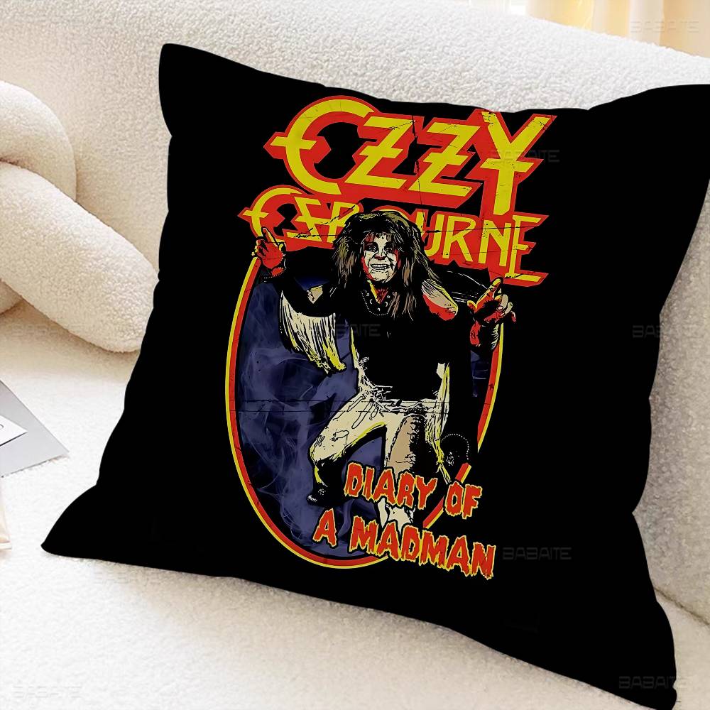 Heavy Metal Band Rock Decorative Room Aesthetics Pillow Case Home Decor Bedroom Sofa Bed Couch Pillow Cover 45X45