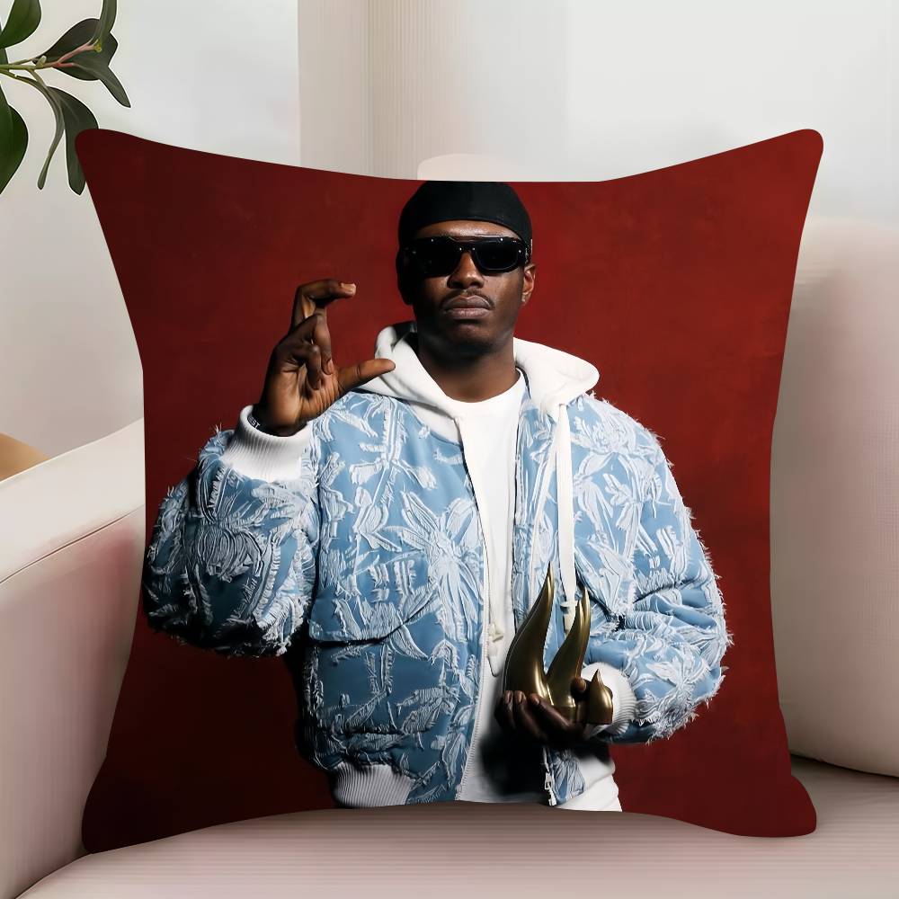 Diamant Noir W-Werenoi Rapper  Pillow Case Decor Protective Covers Comfortable soft for Sofa Living Room Home office
