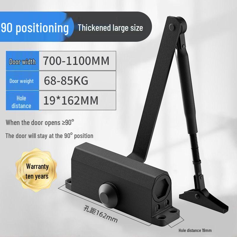 Hydraulic Silent Fire Door Closer - Push-Pull Main Door Buffer Unit