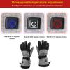 1 Pair Heated Gloves Smart Battery Powered Winter Warm Gloves for Outdoor Climbing Hiking Cycling Skiing