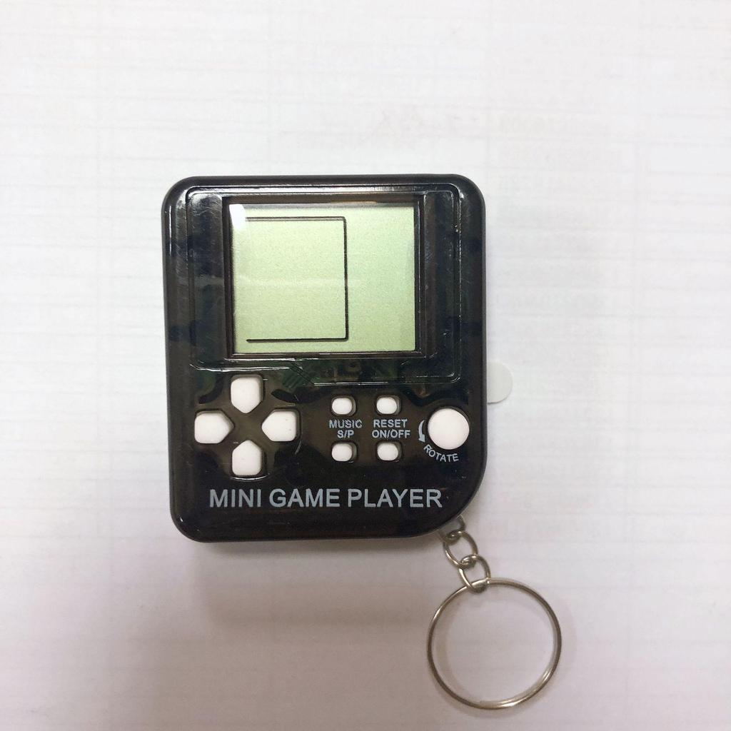 Mini Retro Tetris Keychain Handheld Game Console