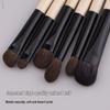 5/8-Piece Eye Brush Set: Pony Hair Blending, Luminous Wood Handle, Slanted Eyebrow, Eyeshadow, Concealer Brushes