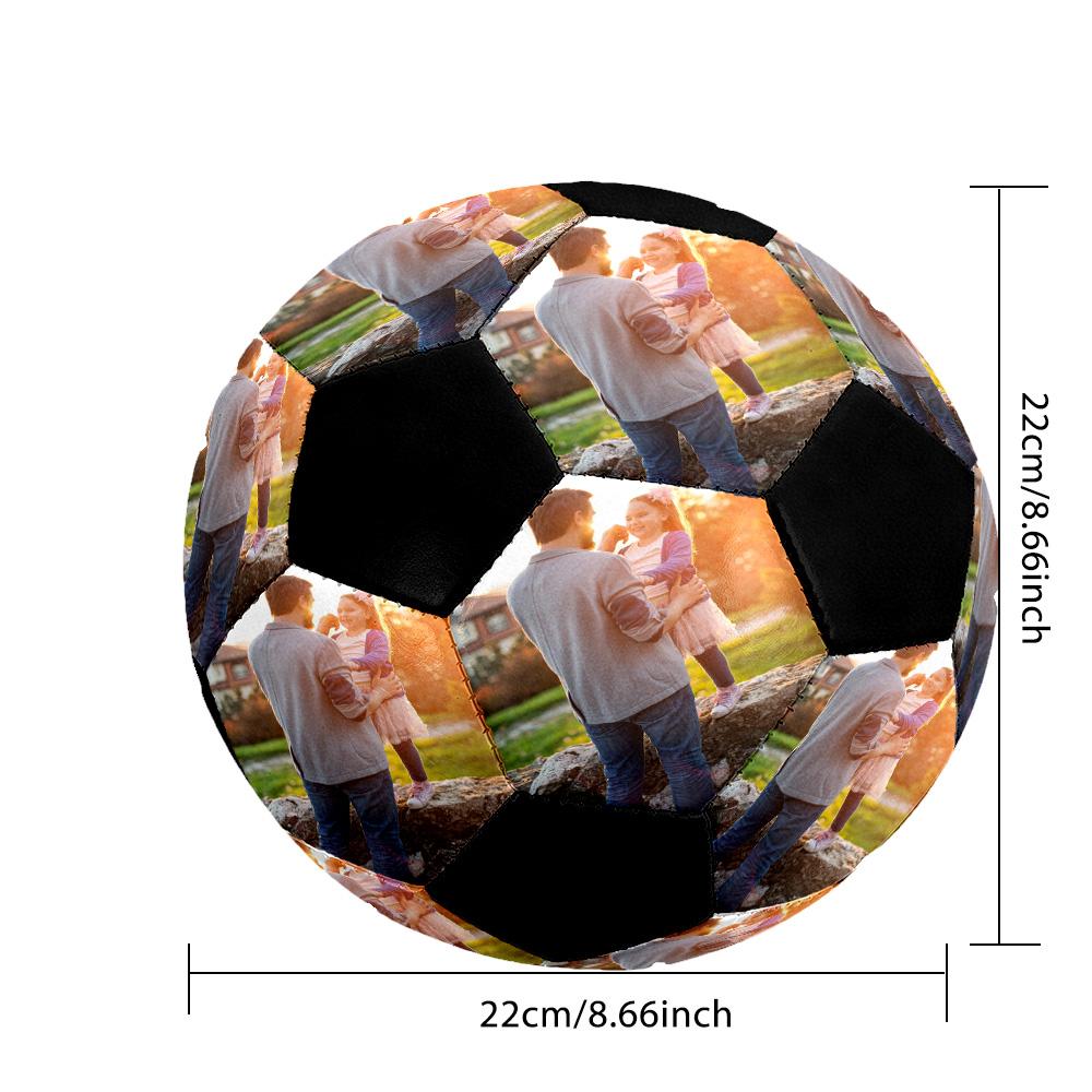 Customize Your Picture Size 6 Soccer Football Machine Sewn Indoor/Outdoor Training and Matches Personalized Soccer Ball