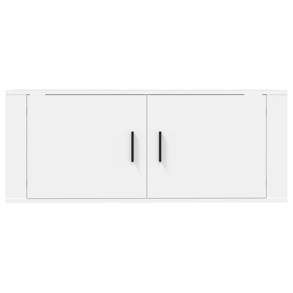Wall Mounted TV Cabinet White 100 x 34.5 x 40 cm