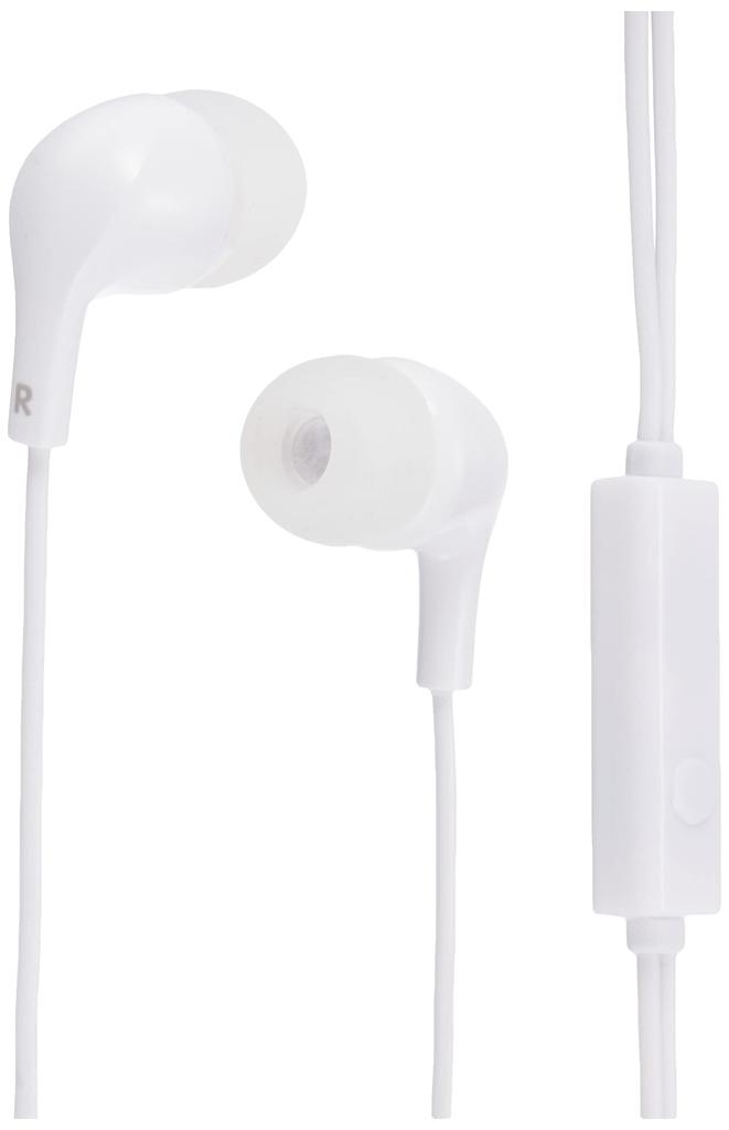 ELECOM Stereo Headphones White EHP-CN300MWH (with Microphone), In-Ear,